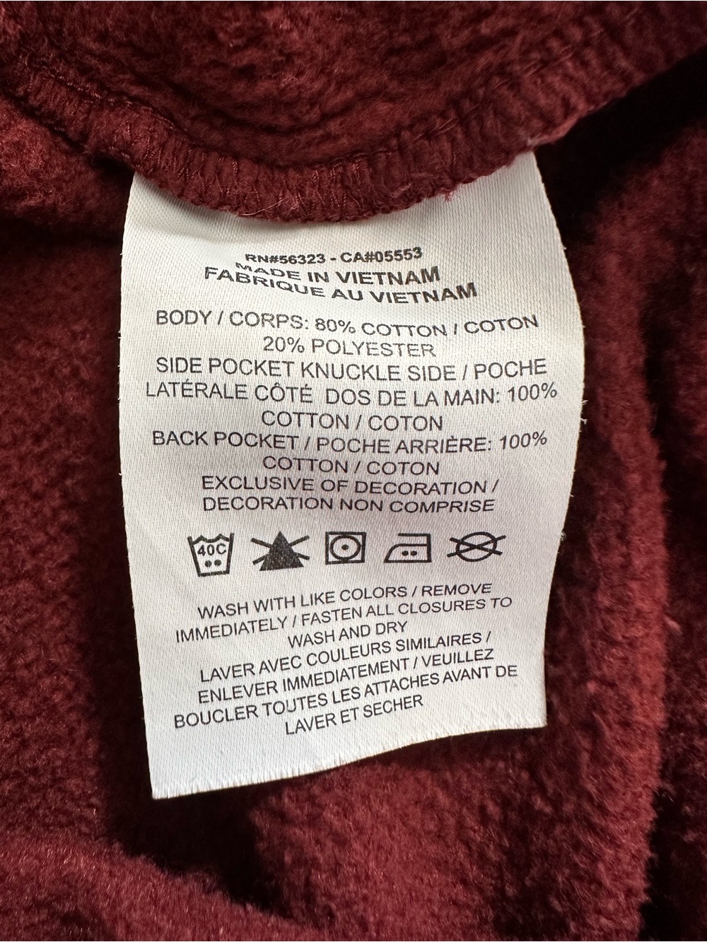 Nike Sportswear Club Fleece Washed Joggers Burgundy Maroon Acid Wash XL GUC - Picture 6 of 7